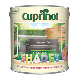 Cuprinol Garden Shades Wood Paint Matt Seasoned Oak 2.5Ltr