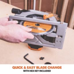 Evolution R165CCSL 1200W 165mm  Electric Multi-Material Circular Saw 110V