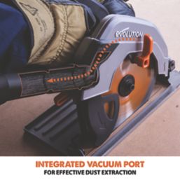 Evolution R165CCSL 1200W 165mm  Electric Multi-Material Circular Saw 110V