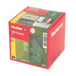 Fischer  Mixed Aircrete Anchors GB Green 8mm x 50mm 20 Pack