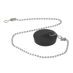Flomasta Rubber Plug & Chain 16"