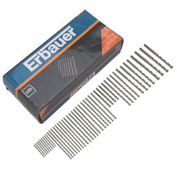 Erbauer  Straight Shank Masonry Drill Bit Set 45 Pieces