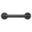 Croydex  Straight Household Grab Bar Black 300mm