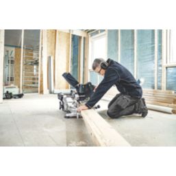 Festool Kapex KSC 60 EB-Basic 216mm 36V Li-Ion Airstream & Bluetooth Brushless Cordless Double-Bevel Sliding Compound Mitre Saw - Bare