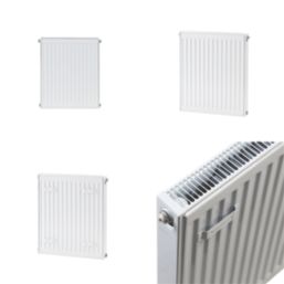 Flomasta 600mm x 600mm 2736BTU White Type 21 Convector Radiator