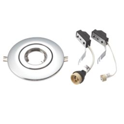 Fixed GU10 / GU5.3  Downlight Converter Polished Chrome