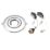Fixed GU10 / GU5.3  Downlight Converter Polished Chrome