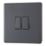 LAP  20A 16AX 2-Gang 2-Way Light Switch  Slate Grey
