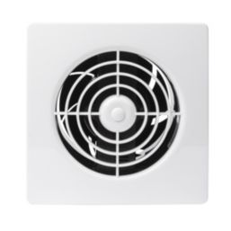 Manrose LP150STW 150mm (6") Axial Kitchen Extractor Fan with Timer White 240V