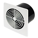 Manrose LP150STW 150mm (6") Axial Kitchen Extractor Fan with Timer White 240V