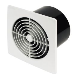 Manrose LP150STW 150mm (6") Axial Kitchen Extractor Fan with Timer White 240V