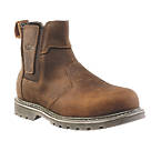 Site Mudguard   Safety Dealer Boots Brown Size 8