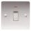 LAP  20A 1-Gang DP Control Switch Brushed Stainless Steel with Neon