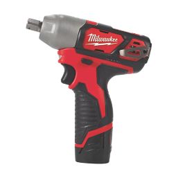 Milwaukee M12 BIW12-202C 12V 2 x 2.0Ah Li-Ion RedLithium  Cordless Sub Compact Impact Wrench