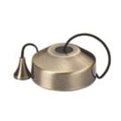 Knightsbridge  10AX 2-Way Pull Cord Switch Antique Brass