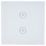TCP 2-Gang 1-Way Smart Light Switch White