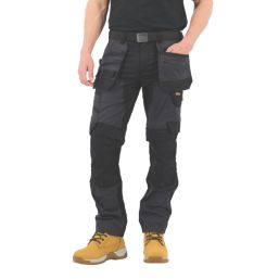 Site Bolden Stretch Holster Pocket Trousers Grey/Black 38" W 32" L