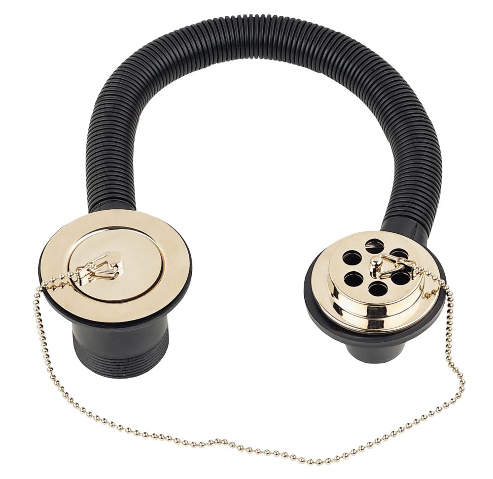 Bath Waste GoldEffect 16 1/4" Screwfix