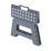 Essentials Plastic 1 Step 220mm Folding Step Stool With Platform