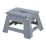 Essentials Plastic 1 Step 220mm Folding Step Stool With Platform