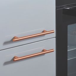 Essentials Annatto T Bar Handles Brushed Copper 220mm 2 Pieces