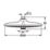 Grohe Vitalio Joy Universal
 Adjustable Shower Head Chrome 260mm