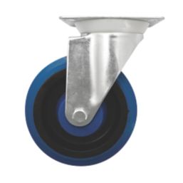 Essentials Heavy Duty Swivel Castor 125mm Blue