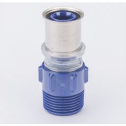 Wavin Tigris  Multi-Layer Composite Press-Fit Adapting Male Couplers 0.75" x 20mm 10 Pack