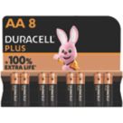 Duracell Plus AA 1.5V Alkaline Batteries 8 Pack