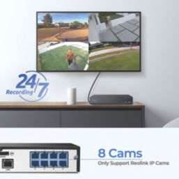 Reolink NVS8 2TB 8-Channel 4K PoE NVR