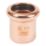 Flomasta  Copper Press-Fit M-Profile Stop Ends 15mm 2 Pack