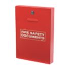 Firechief  Key Lock Fire Document Cabinet 252mm x 60mm x 350mm Red