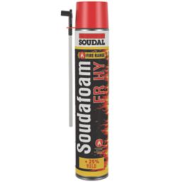 Soudal Fire Rated Expanding Foam Filler Hand-Held 750ml