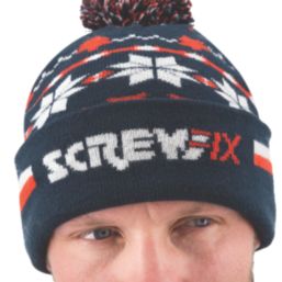 Site Screwfix Bobble Hat Multi-Colour