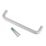 Smith & Locke Fire Rated D Pull Handle Satin Aluminium 19mm x 248mm