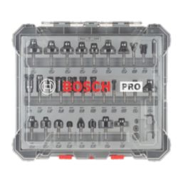 Bosch 1/4" Shank Router Bit Set  30 Pieces