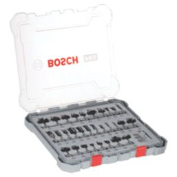 Bosch 1/4" Shank Router Bit Set  30 Pieces