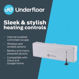 JG Underfloor JGWCRF4  Underfloor Heating Wiring Centre with RF  8 Zones 240V