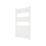 Flomasta 1000mm x 600mm 1760BTU White Flat  Towel Radiator