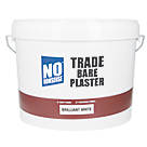 No Nonsense  Trade Bare Plaster Paint Brilliant White 10Ltr