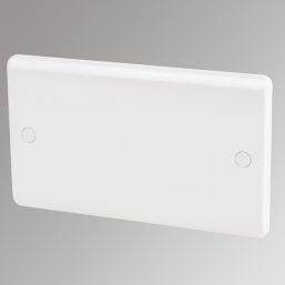 LAP  2-Gang Blanking Plate White