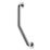 Croydex  Angled Doc M Grab Bar Chrome 600mm