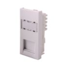 LAP  Modular RJ45 Ethernet Socket White