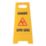 Essentials Danger Slippery Surface A-Frame Safety Sign 600mm x 290mm