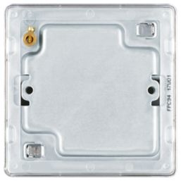 LAP  1-Gang Blanking Plate Polished Chrome