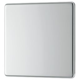 LAP  1-Gang Blanking Plate Polished Chrome