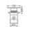 Grohe Slotted Pop Up Square Waste Set StarLight Chrome 70mm
