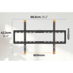 Ross RTMF600 Flat-to-Wall TV Bracket Fixed 50-85"