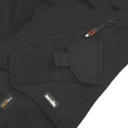 Scruffs Trade Flex Womens Stretch Holster Work Trousers Black Size 14 30" L