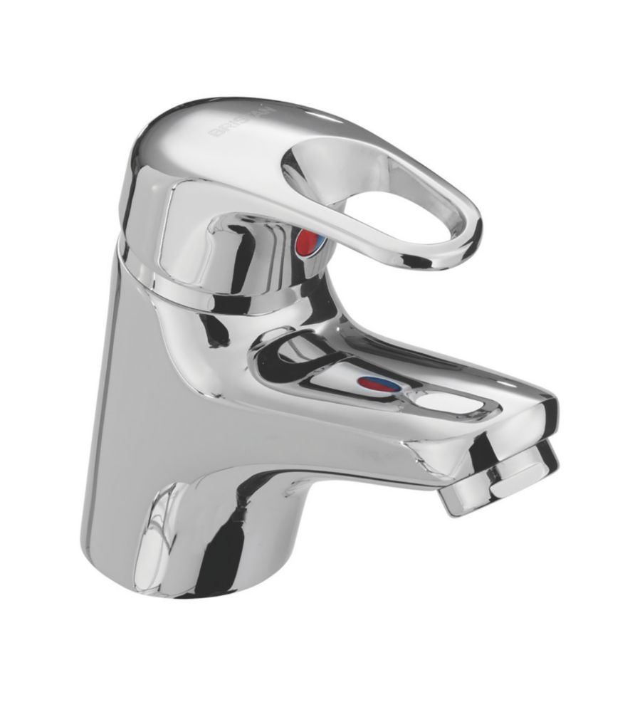 Bristan Cadet Chrome 109mm Cloakroom Lever Mono Basin Mixer Tap With ...